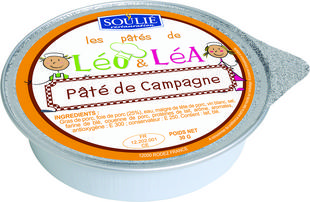 Pâté de campagne coupelle 30 grs Léo et Léa
